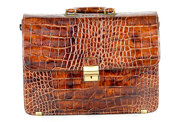 Image showing brown expensive briefcase