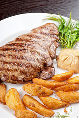 Image showing Juicy beef steak