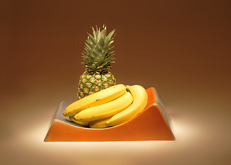 Image showing fruit in ceramics