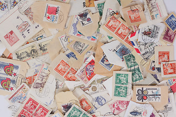 Image showing postage stamps collection 