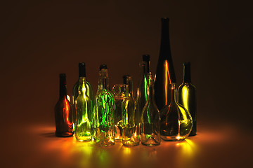 Image showing empty bottles