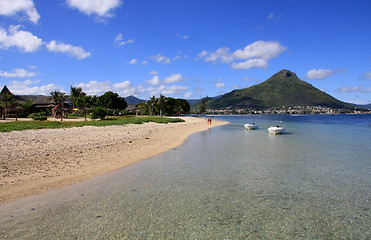 Image showing Beach in Mauritius 