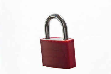 Image showing Red padlock 