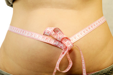 Image showing Woman obese wais