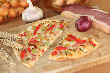 Image showing tarte flambee