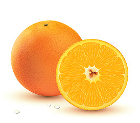 Image showing Fresh juicy oranges 