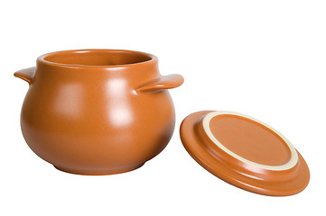 Image showing Open ceramic pot