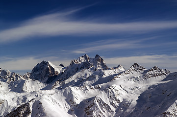 Image showing Panoramic view from Elbrus