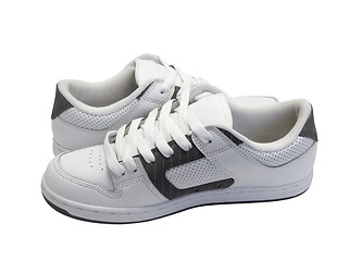 Image showing Side view of sneakers