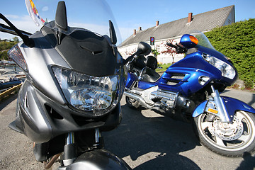 Image showing Motorcycle's outdoor.