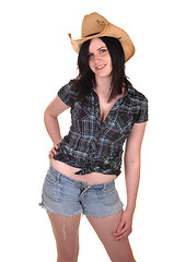 Image showing Pretty cowgirl.