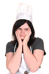 Image showing Portrait of a cook girl.