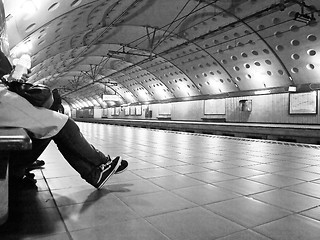 Image showing Tube station