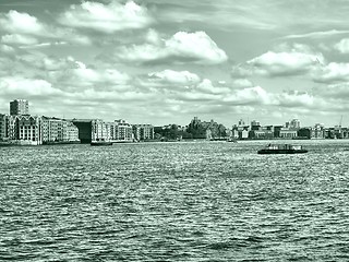 Image showing London docks