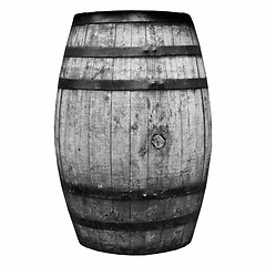 Image showing Wine or beer barrel cask