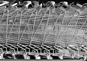 Image showing Shopping carts