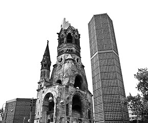 Image showing Bombed church, Berlin
