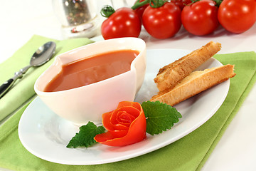 Image showing Tomato Cream Soup