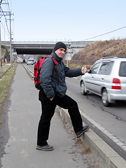 Image showing Hitch-hiker
