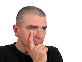 Image showing Man thinking