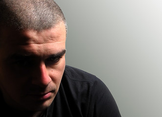 Image showing Depressed man