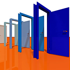 Image showing door abstract