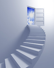 Image showing Stairway to the freedom