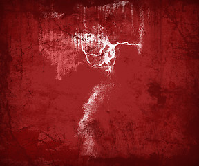 Image showing red grunge texture