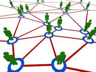 Image showing connection people