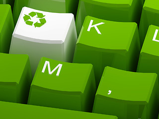 Image showing Recycle symbol 