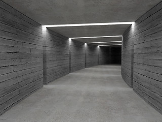 Image showing concrete tunnel background