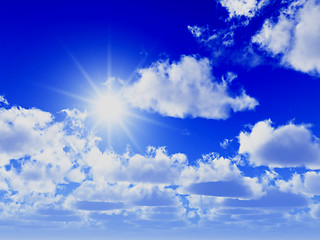 Image showing blue sky background