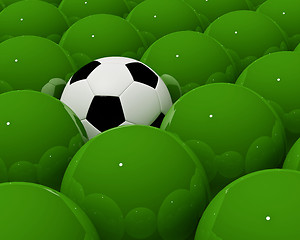 Image showing only soccer in my mind