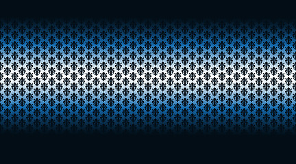 Image showing pattern floral blue background