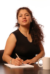 Image showing woman in office