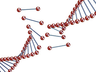 Image showing dna background