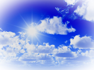 Image showing blue sky background