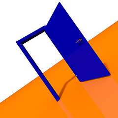 Image showing door abstract 3d 