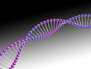 Image showing dna 3d background