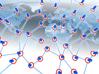 Image showing global connection