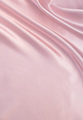 Image showing Smooth elegant pink silk 