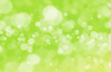 Image showing Natural green blurred background