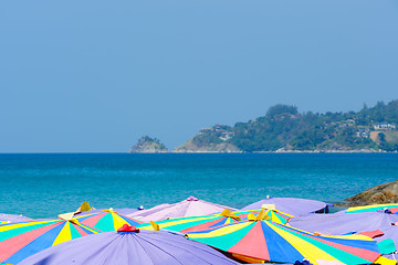 Image showing Beach umbrella