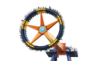 Image showing Super pendulum in amusement park