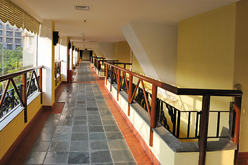 Image showing Hotel hallway