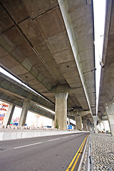 Image showing highway under the bridge