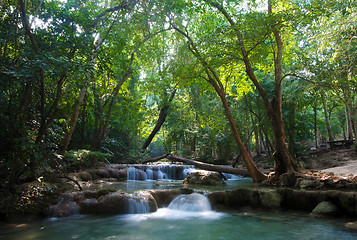 Image showing beautiful waterfall cascades