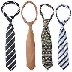 Image showing Four ties