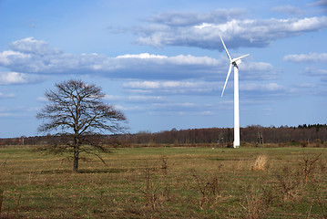 Image showing Landscape with a propeller