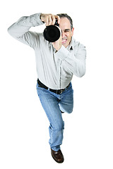 Image showing Photographer with camera